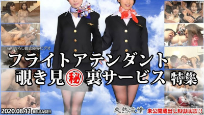 [노모] N1484 Tonets Passion Flight Attendant Peeping ㊙ Back Service Special Feature part3