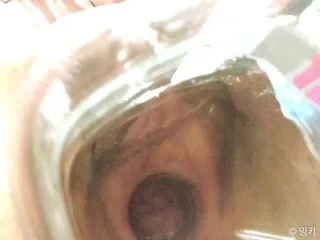 최대한 꾹 눌러서 확장해본거 ㅜㅜ 남자힘으로 하면 더들어갈듯 ㅜㅜ