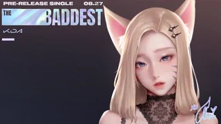 THE BADDEST Ahri With Wallpaper!  Wallpaper Engine : White  Black   잘나와서 애니메이팅까지! 4K라 깔끔합니당 ㅎㅎㅎ 인코딩 계단현상은 조금 있지만.. worked by @zda_0304   #Ahri #Wallpaper #The_Baddest