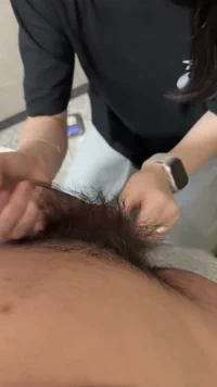 비상계단에서 남친 대딸 해줬어… 파랑이 영상